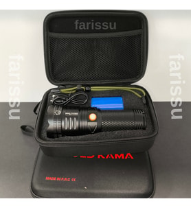 Goldkama 100W Şarjlı El Feneri – 39800 mAh Pil, 3000m Menzil, Süper Parlak LED