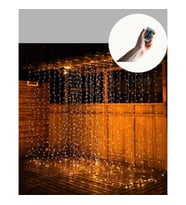 3x3 Metre Şelale Perde LED – Sıcak Işık Dekoratif Aydınlatma