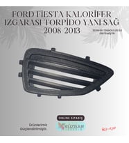 Ford Fiesta Kalorifer Izgarası Torpido Yanı SAĞ  2008-2013 (Siyah-Gri)