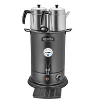 Remta EL11 2 Demlikli Elit Çay Makinesi, Çay Ocağı , Çay Kazanı 17 Lt, Elektrikli, Siyah