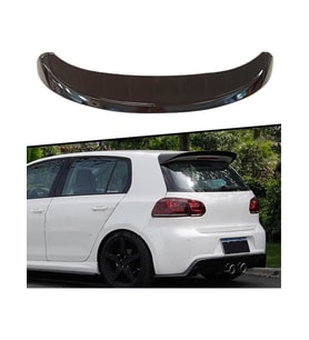 volkswagen golf 6 abt dizayn parlak siyah boyalı spoiler