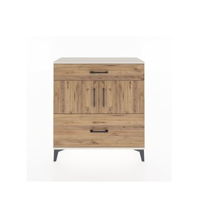 Arges Şifonyer 2 Raflı 2 Çekmeceli 2 Kapaklı 88x30x96 Aytaşı-Çam