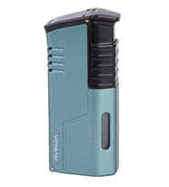 Parmida 3 Torch Pürmüz Mavi-Siyah Metal Puro Çakmağı