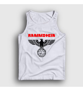 Presmono Unisex Beyaz Eagle Rammstein Atlet 105179tt (Beyaz)