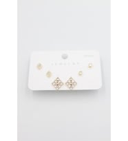 Northcity Çoklu Set Küpe - Altın