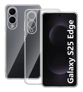 Samsung Galaxy S25 Edge Kılıf Lüx Şeffaf Silikon