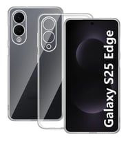 Samsung Galaxy S25 Edge Kılıf Lüx Şeffaf Silikon