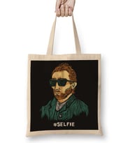 Van Gogh Master Of The Selfie Bez Çanta Uzun Saplı
