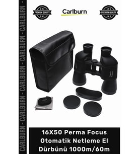 #Dürbün Profesyonel Bak4 Prizma Mercek 16X50 Perma Focus – Otomatik Netleme El Dürbünü 1000m60m