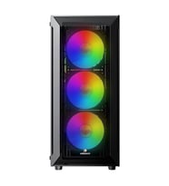 GAMEBOOSTER 650W 80+ WHITE RAIDER E651B Gaming Mid-Tower PC Kasası