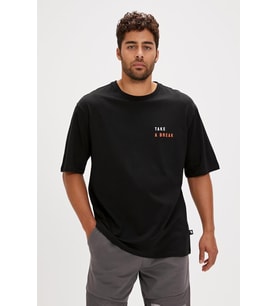 Bad Bear SAND T-SHIRT OS NIGHT Erkek Tişört Siyah S-XXL