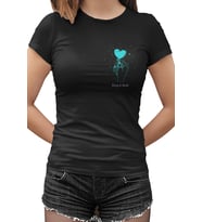 Keep it Real Blue Siyah Kadın Tshirt