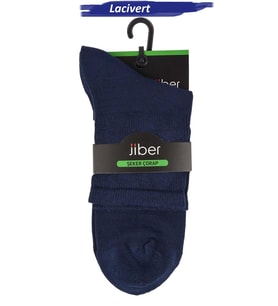 Jiber Erkek Bambu Uzun Lastiksiz Şeker Çorap 5999 - 6 Adet