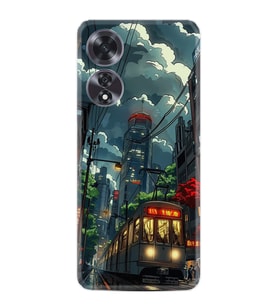 Oppo A60 Kılıf Boutique Baskılı Resimli Train Pcode -049