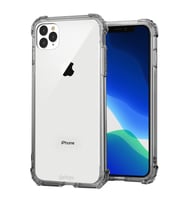 Blogy iPhone 11 Pro ile Uyumlu Crystal Fit Kılıf Smoke Black (Siyah)