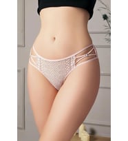 Amora Secret Transparan Dantel Detaylı Somon Külot