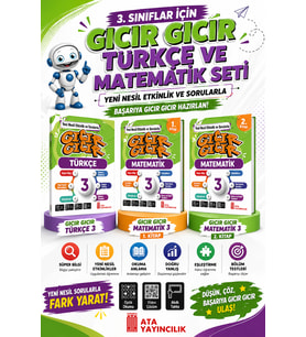 3.Sınıf Gıcır Gıcır Yeni Nesil Etkinlik ve Sorularla Türkçe ve Matematik Seti