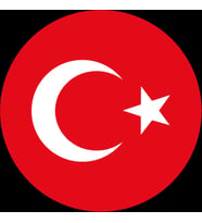 Türkiye Bayrağı Sticker 10x10 cmRenkli Sticker