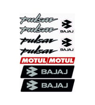 PULSAR A4 STİCKER SETİ GRİ - ETİKET