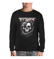 Testament - Yılan Siyah Çocuk Sweatshirt