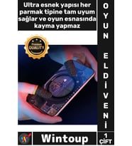 #Eldiven Mobil Oyun Pubg Cod Mobile Hassas Dokunmatik Fiber Profesyonel Kontrol Oyun Parmak Eldiveni