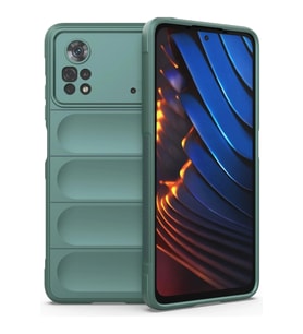 Durukar® Poco X4 Pro 5G Kılıf Optimum Silikon - Koyu Yeşil