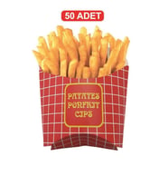 Karton Cips Patates Kutusu 50 Adet 