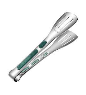 304 Çelik 23 cm Silver Mutfak Biftek Barbekü Ve Ekmek Maşası cin627