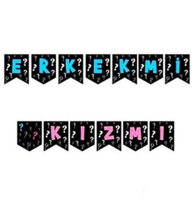 Erkek Mi Kız mı Flama Banner Set-