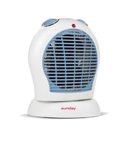 Sunday Fanlı Isıtıcı Oval Osilasyonlu Fan (ATLANTİK-SOHO ANTRASİT)