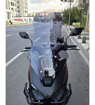 MOTOCAM RKS Lince 125 Ön Cam 2021-2026 Model 75cm Füme Renkli 4mm UZUN