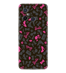 Xiaomi Redmi 12C Kılıf Resimli Desenli Baskılı Silikon Barbie and Shoes 1413