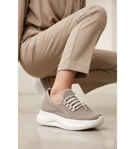 Elit Erd2611 Kadın Klasik Sneaker Vizon