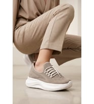 Elit Erd2611 Kadın Klasik Sneaker Vizon