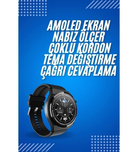 Mey İthalat® 2025 Model Yeni Nesil Gps Uyumlu Uyku Takibi Takibi Spor Modları