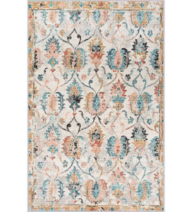 Eliana Home Baskılı, Yıkanabilir Kaymaz Taban Salon Halısı LNA1017 100x150 cm (Bej)