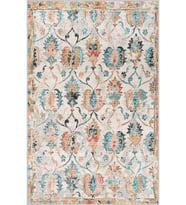Eliana Home Baskılı, Yıkanabilir Kaymaz Taban Salon Halısı LNA1017 100x150 cm (Bej)