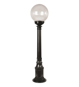 AVONNI BSU-68160-BSY-M4-B Siyah Boyalı Dış Mekan Aydınlatma E27 ABS Akrilik Cam 25cm