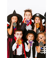 Parti düdüğü halloween cadılar bayramı 6 lı