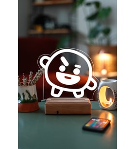 BT21 Shooky Bts Min Yoongi 16 Renk Kumandalı Gece Lambası