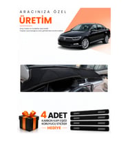 VOLKSWAGEN PASSAT B8 (2015-2020) Uyumlu Torpido Koruma Örtüsü Oto Kılıfı - Siyah