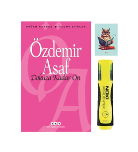 Dokuza Kadar On-Özdemir Asaf-Yapı Kredi Yayınları-Sarı Fosforlu Kalem-Not Defteri Seti