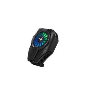 Dl06 Rgb Radyatör Telefon Soğutucu Fan - Siyah