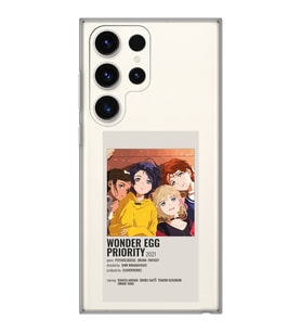 Samsung Galaxy S23 ULTRA Uyumlu Wonder Egg Priority Tasarımlı Şeffaf Telefon Kılıfı
