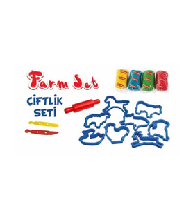 ERN-588 Orta Kutulu Çiftlik Oyun Hamuru Seti - Eren Oyuncak