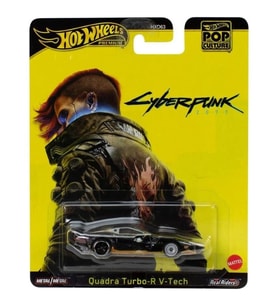 Hot Wheels Premium - Pop Culture :  Cyberpunk 2077 Quadra Turbo-R V-Tech (1/64)