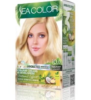 Sea Color Amonyaksız, Vegan, Doğal, Besleyici Kalıcı Saç Boyası%100 Beyaz Kapama (1 Paket 2 X 50 Ml