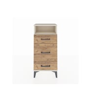 Arges Komodin Tek Raflı 3 Çekmeceli 44x30x96 Aytaşı-Çam