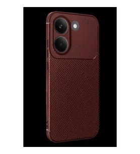 Poco X8 Pro Auto Focus Karbon Kapak - Bordo