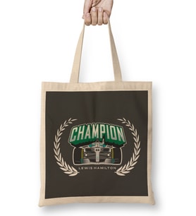 Lewis Hamilton Champion Bez Çanta Uzun Saplı
